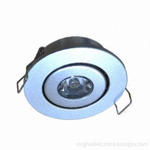 1W LED ceiling light, CE certified/RoHS Directive-compliant
